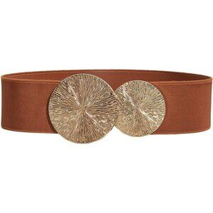 Women's Elastic Vintage Wide Waist Belt Stretchy Retro Cinch Belts Fashion